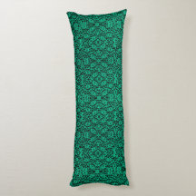 Kelly Green Irish Lace Body Pillow