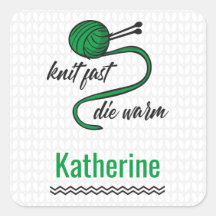 Kelly Green Knit Fast, Die Warm