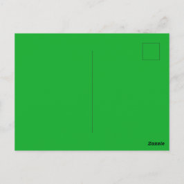 Kelly Green Minimalistisch Natuur Postkaartontwerp Briefkaart