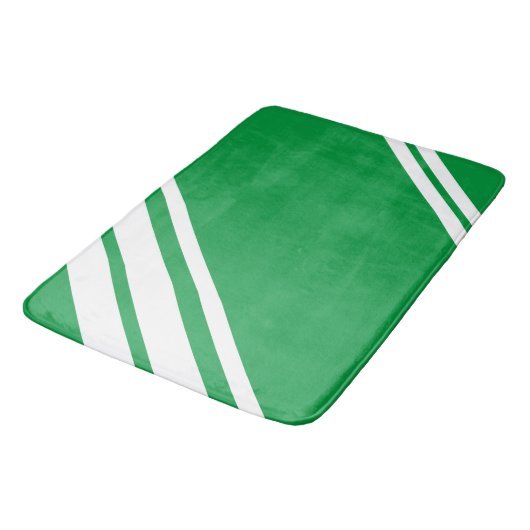 Kelly Green: Moderne lijnen in wit Badmat (Gekanteld)