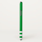 Kelly Green Nautical Rope en Anchor Monogrammed Case-Mate iPhone Case (Achterkant / rechts)