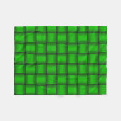 Kelly Green Ribbon Fleece Deken (Voorkant (Horizontaal))