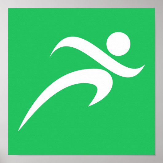 Kelly Green Running Poster (Voorkant)