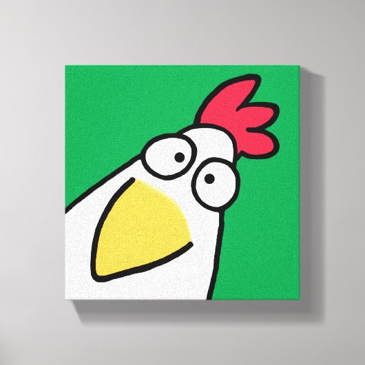 Kelly Green SERIOUS CHICKEN door Sandra Boynton Canvas Afdruk (Voorkant)