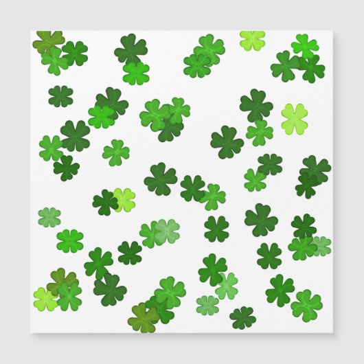 Kelly green "Shamrocks Falling" (Voorkant)