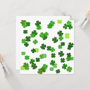 Kelly green "Shamrocks Falling"