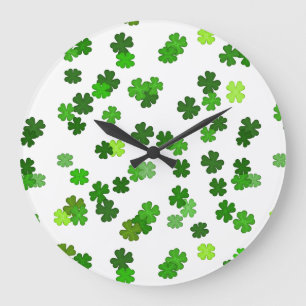 Kelly Green "Shamrocks Falling" Grote Klok