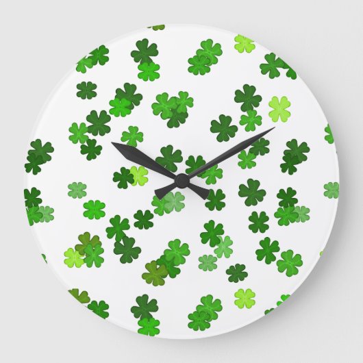 Kelly Green "Shamrocks Falling" Grote Klok (Voorkant)