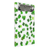 Kelly green "Shamrocks Falling" Mini Klembord (Schuin)