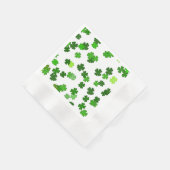 Kelly green "Shamrocks Falling" Servet (Hoek)