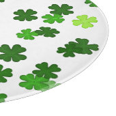 Kelly green "Shamrocks Falling" Snijplank (Hoek)