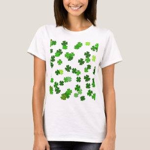 Kelly green "Shamrocks Falling" T-shirt