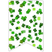 Kelly green "Shamrocks Falling" Vlaggetjes (Tweede vlag)