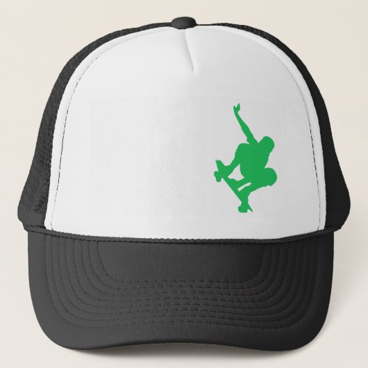Kelly Green Skater Trucker Pet (Voorkant)