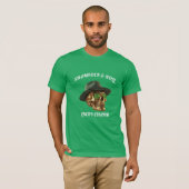 Kelly Green Skull Shamrock St Patrick T-shirt (Voorkant volledig)
