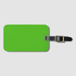 Kelly Green Solid Color Bagagelabel