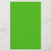 Kelly Green Solid Color Briefpapier (Voorkant)