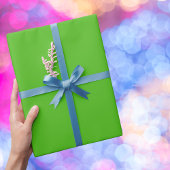 Kelly Green Solid Color Cadeaupapier