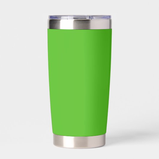 Kelly Green Solid Color Geïsoleerde Drinkbeker (Voorkant)