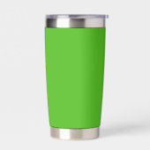 Kelly Green Solid Color Geïsoleerde Drinkbeker (Links)