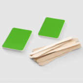 Kelly Green Solid Color Handwaaier (Niet-gemonteerd)
