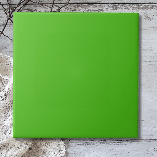 Kelly Green Solid Color | Klassiek | Elegant Tegeltje