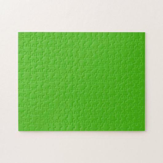 Kelly Green Solid Color Legpuzzel (Horizontaal)