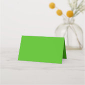 Kelly Green Solid Color Plaatskaartje (Achterkant)