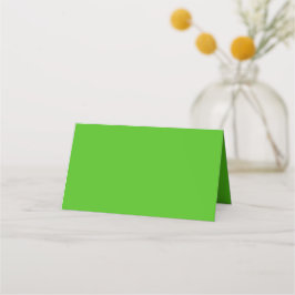 Kelly Green Solid Color Plaatskaartje