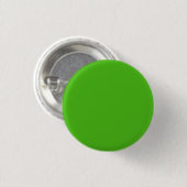 Kelly Green Solid Color Ronde Button 3,2 Cm (Voorkant /achterkant)