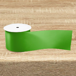 Kelly Green Solid Color Satijnen Lint