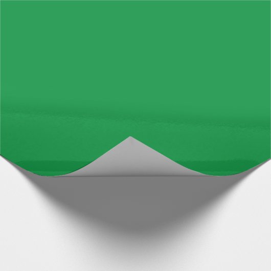 Kelly Green St Patrick's Day 2024 Elegant Classy Cadeaupapier (Hoek)