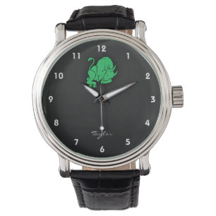 Kelly Green Taurus Horloge