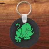 Kelly Green Taurus Sleutelhanger (Voorkant)