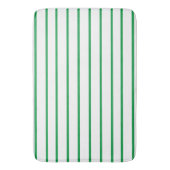 Kelly Green thin strips Badmat (Voorkant Verticaal)