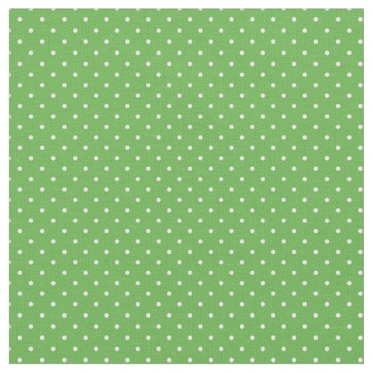Kelly Green Tiny Stippen Stof (Close Up)