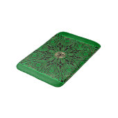 Kelly Green TrisabelMandala Badmat (Gekanteld)