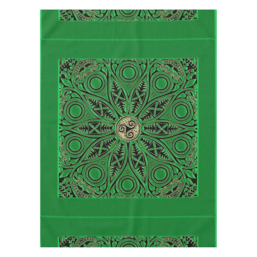 Kelly Green TrisabelMandala Tafelkleed (Voorkant)