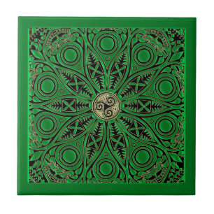 Kelly Green TrisabelMandala Tegeltje