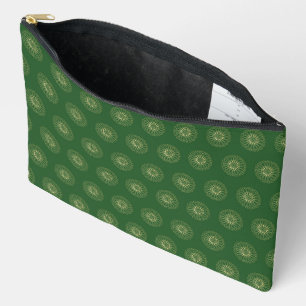 Kelly Groen Gouden Zinnia Bloem Medaillons Etui