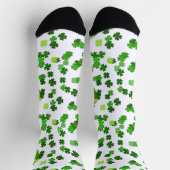 Kelly groene “Shamrocks Falling” Sokken (Top)
