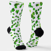 Kelly groene “Shamrocks Falling” Sokken (Gebogen)