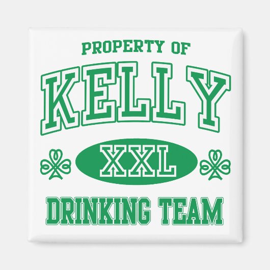Kelly Irish Drink Team Magneet (Voorkant)