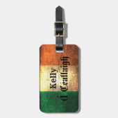 Kelly Irish Flag Bagagelabel (Voorkant verticaal)