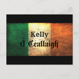 Kelly Irish Flag Briefkaart