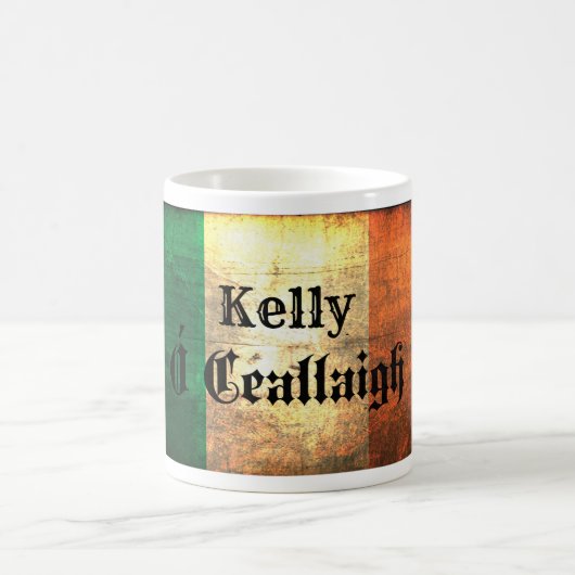 Kelly Irish Flag Koffiemok (Center)