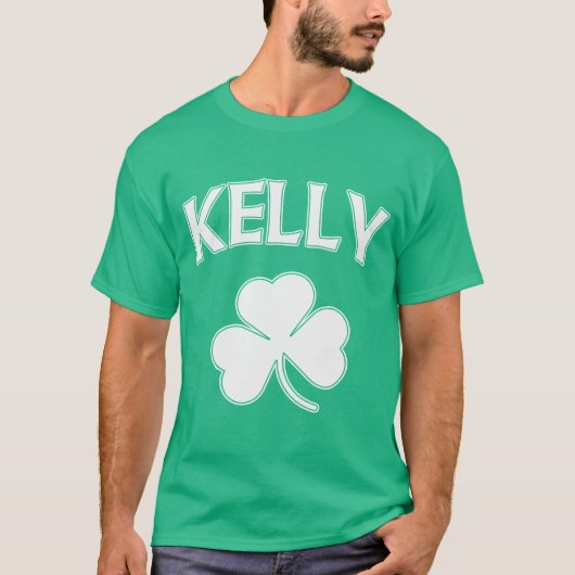 Kelly Irish Shamrock St Patricks Day T-shirt (Voorkant)