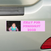Kelly, Kelly voor President 2008 Bumpersticker (Op auto)