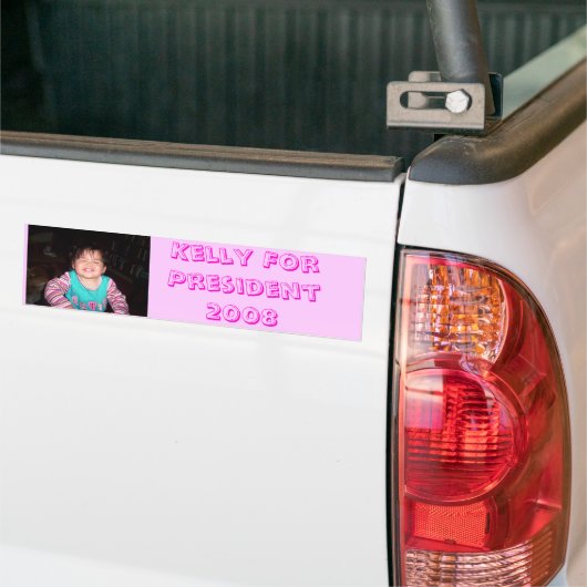Kelly, Kelly voor President 2008 Bumpersticker (Op Truck)