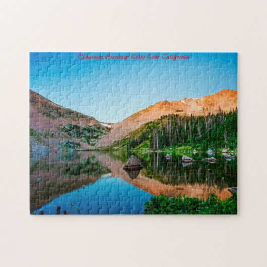 Kelly Lake California. kerstcadeautjes Legpuzzel (Horizontaal)